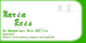 maria reis business card
